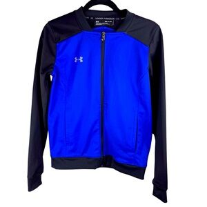 Under‎ Armour Challenger Track Jacket, Blue/Black Women’s Size Small